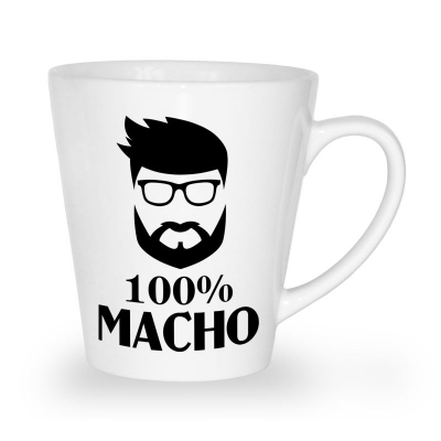 Kubek latte 100 % macho